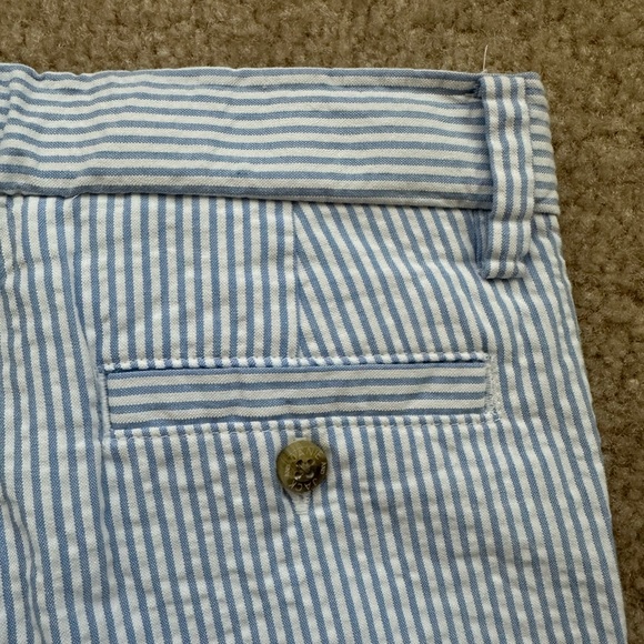 Janie and Jack kids boys STRIPED SEERSUCKER PANT - Picture 4 of 9